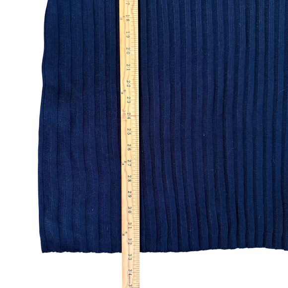 NWT Southpole 3XL Navy Blue Ribbed Turtleneck Sweater Oversized Tek-Spec Korea - Picture 6 of 11